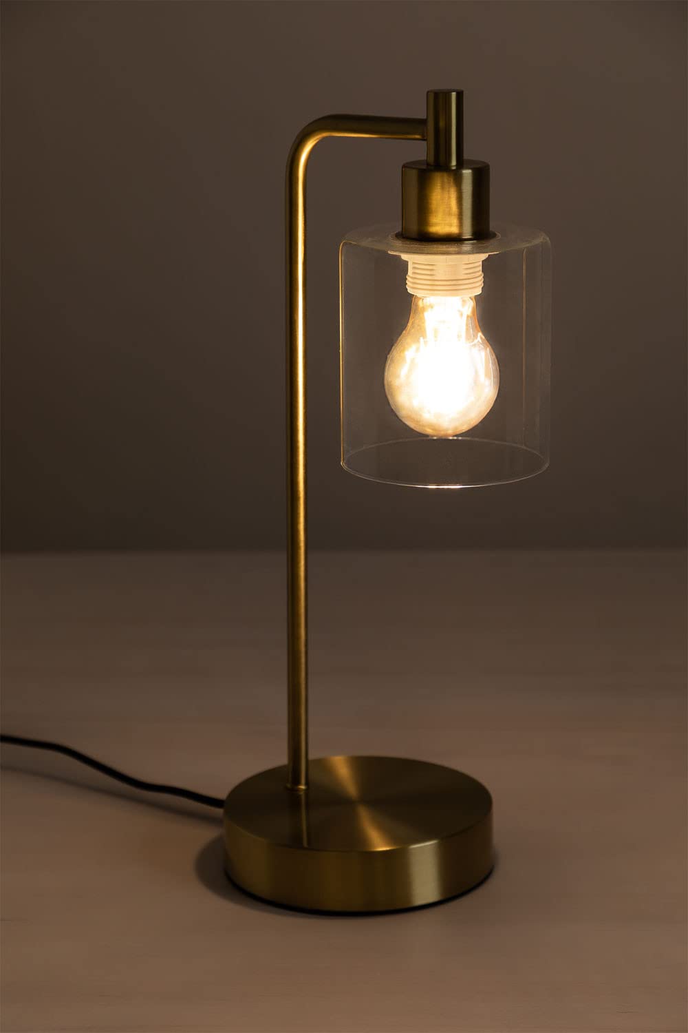 Sklum Ambe lampada da tavolo oro metallo vetro E27