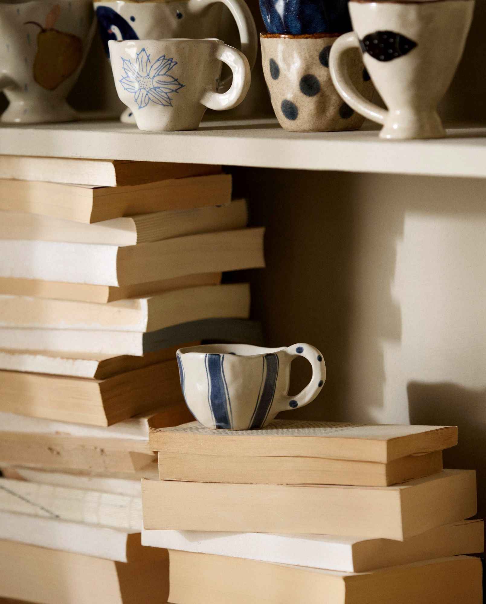 Bambua Atelier FORMA GOGI tazza con manico blu