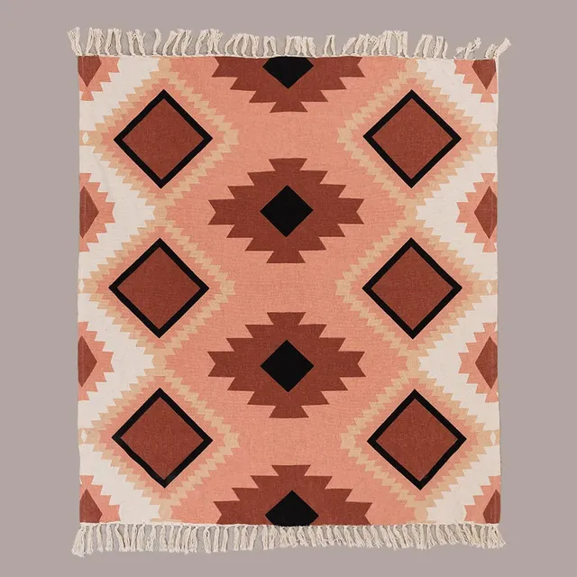 Sklum Kelsy plaid cotone 130x150 cm multicolore fresh