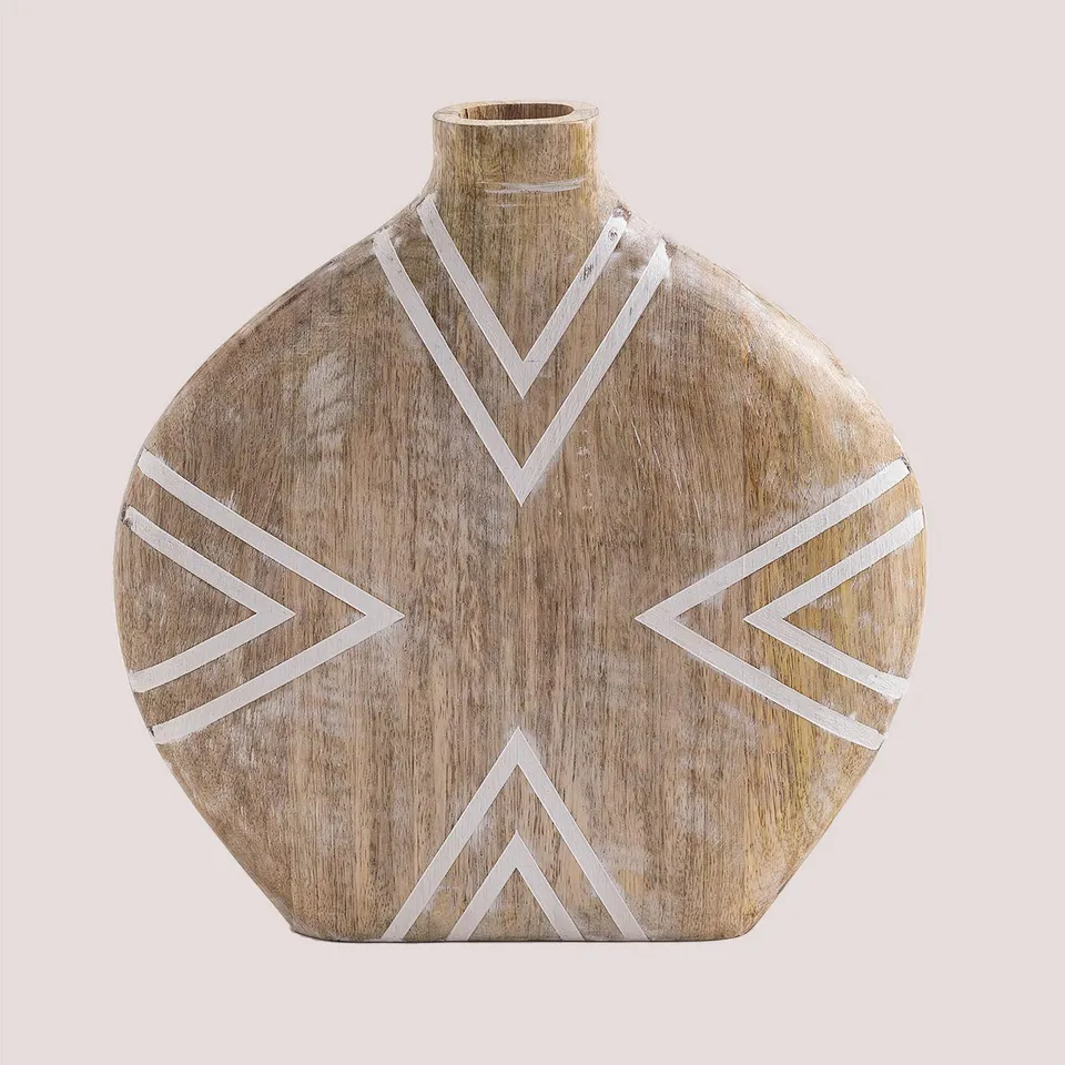 Sklum Marulan B Vaso Decorativo Legno Mango