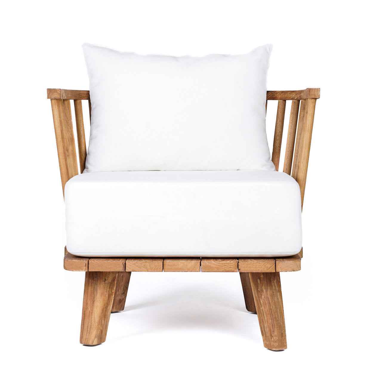 Bambua Malawi poltrona bianco naturale