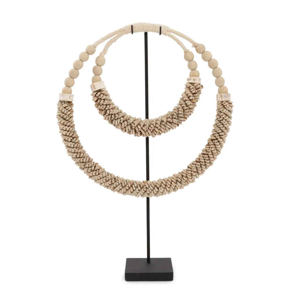 Bambua Double Shell Decorazione Conchiglie Naturale