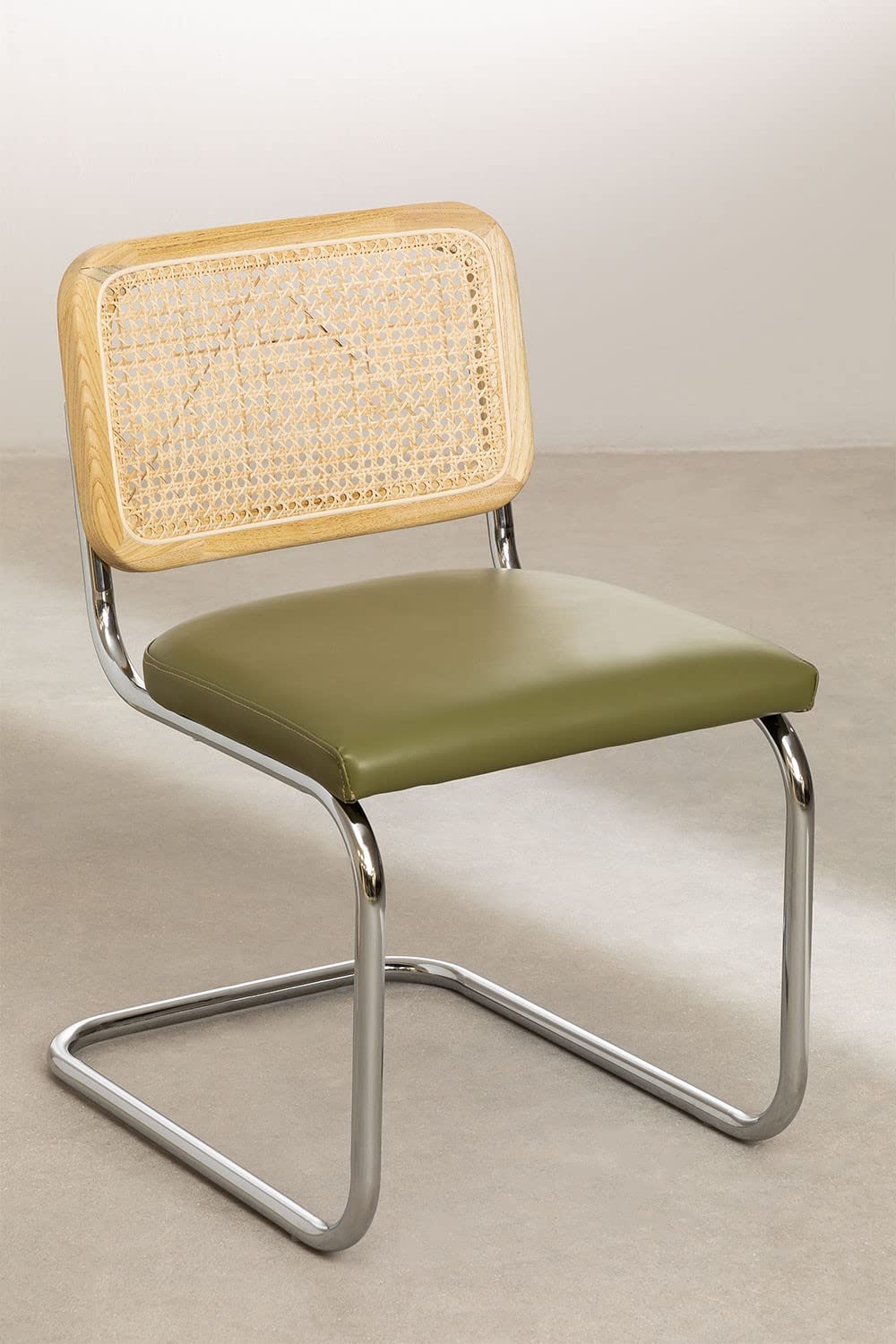 Sklum Tento sedia da pranzo similpelle rattan