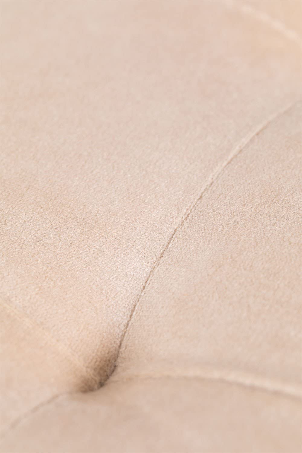 Sklum Tafie pouf tondo velluto D60 cm crema