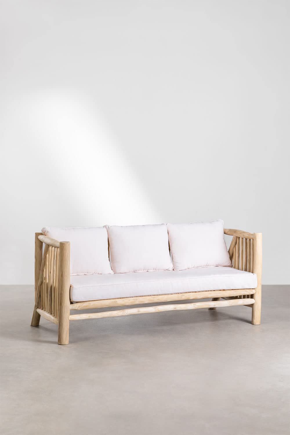 Sklum Narel divano giardino 3 posti teak 180 cm