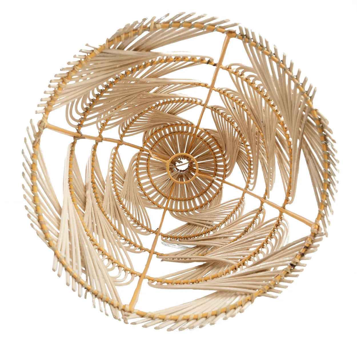 Bambua Garaffa L sospensione rattan naturale