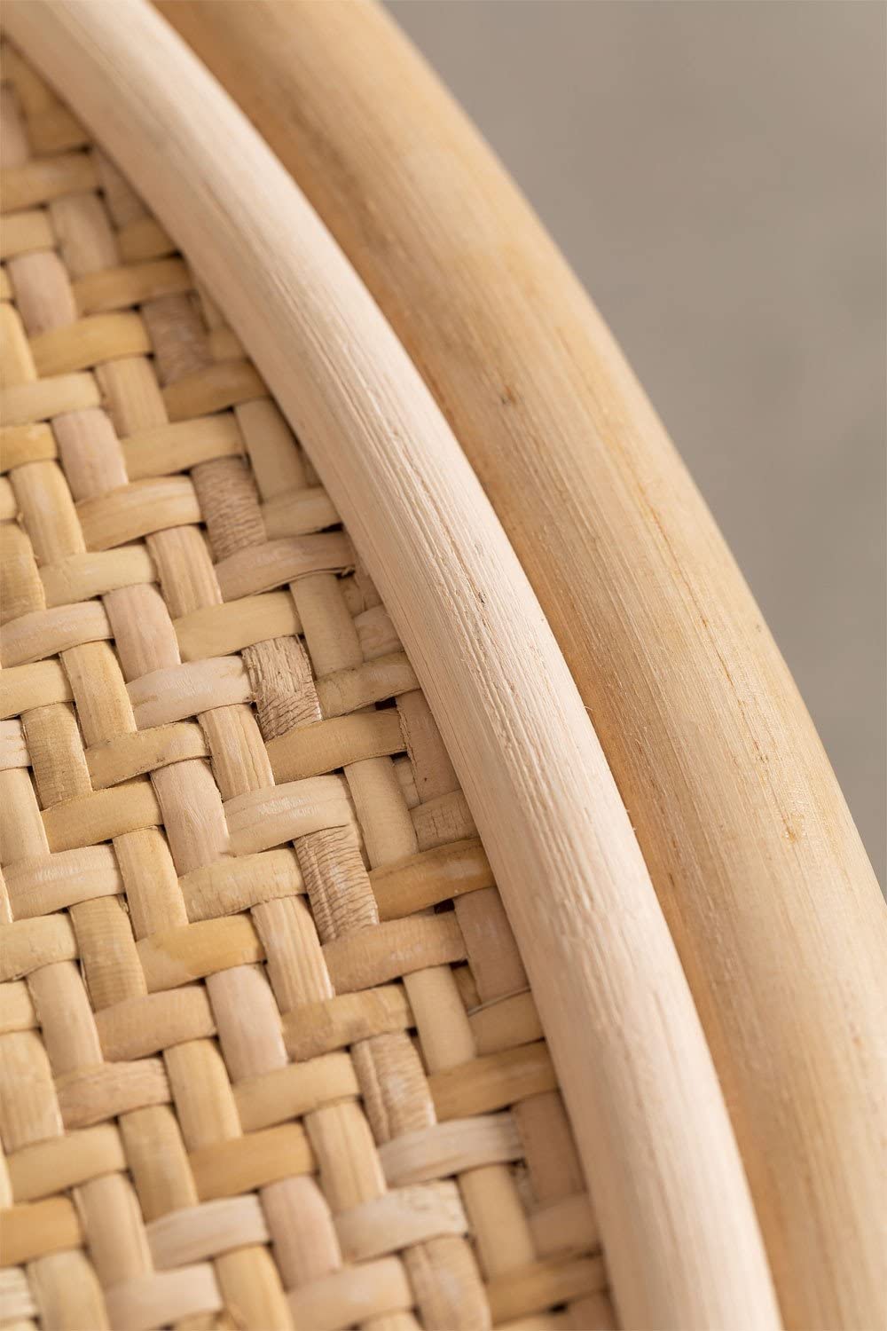 Sklum Zan Ø60 cm Tavolino Rotondo in Rattan