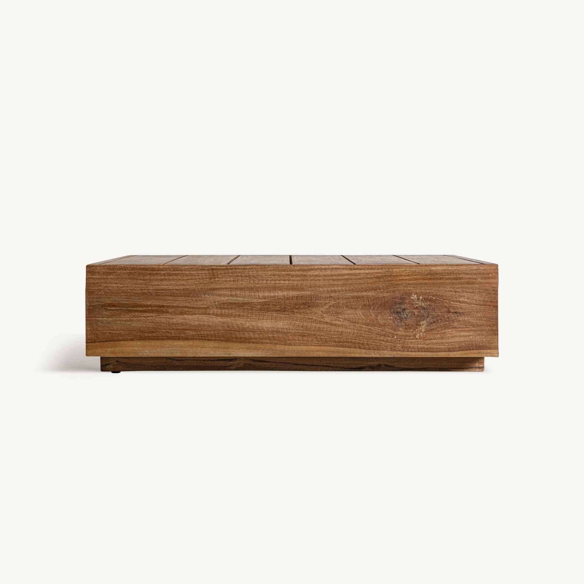 Bambua Trena Tavolino da Caffè Teak Riciclato