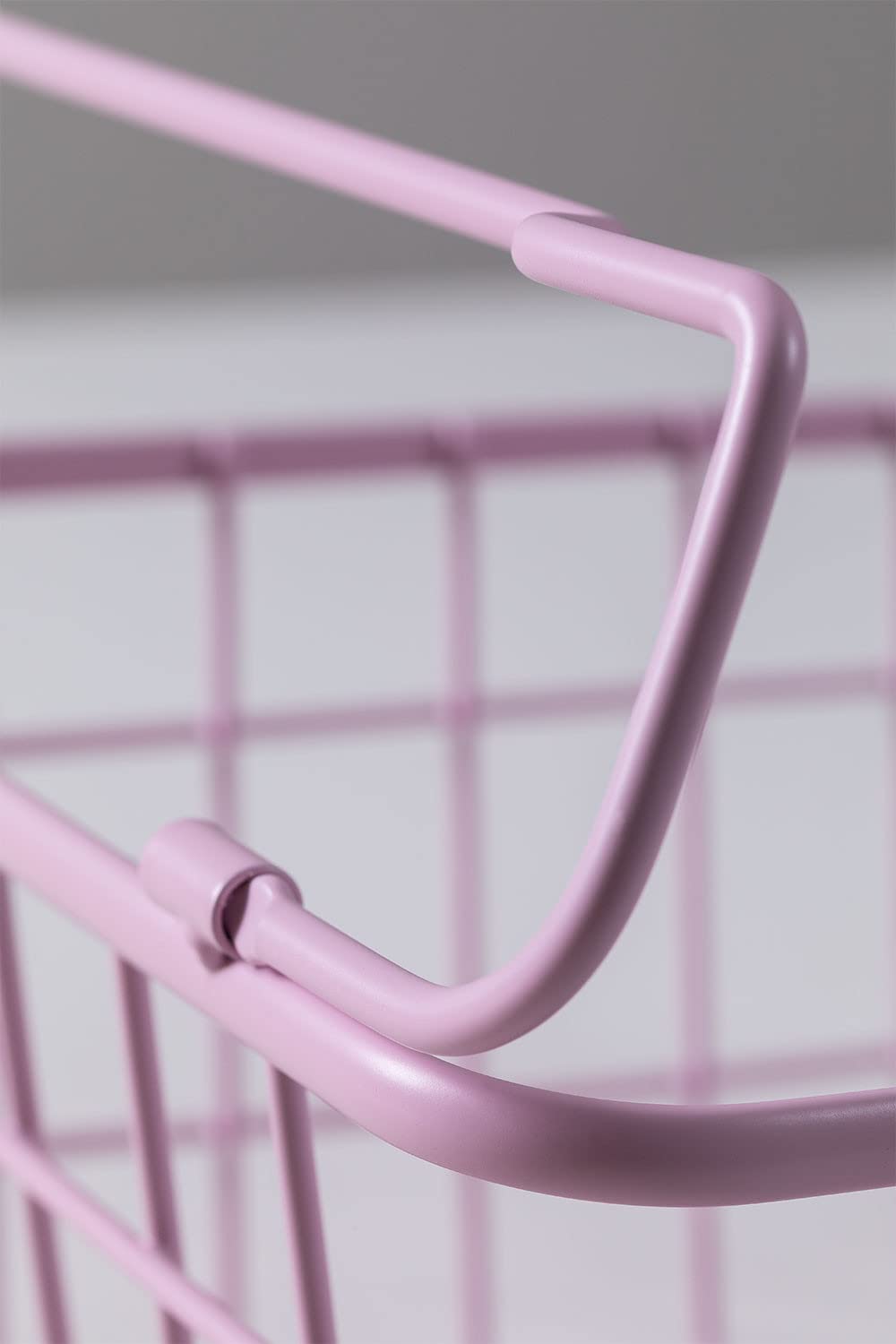Sklum Zebat cestino portaoggetti acciaio rosa