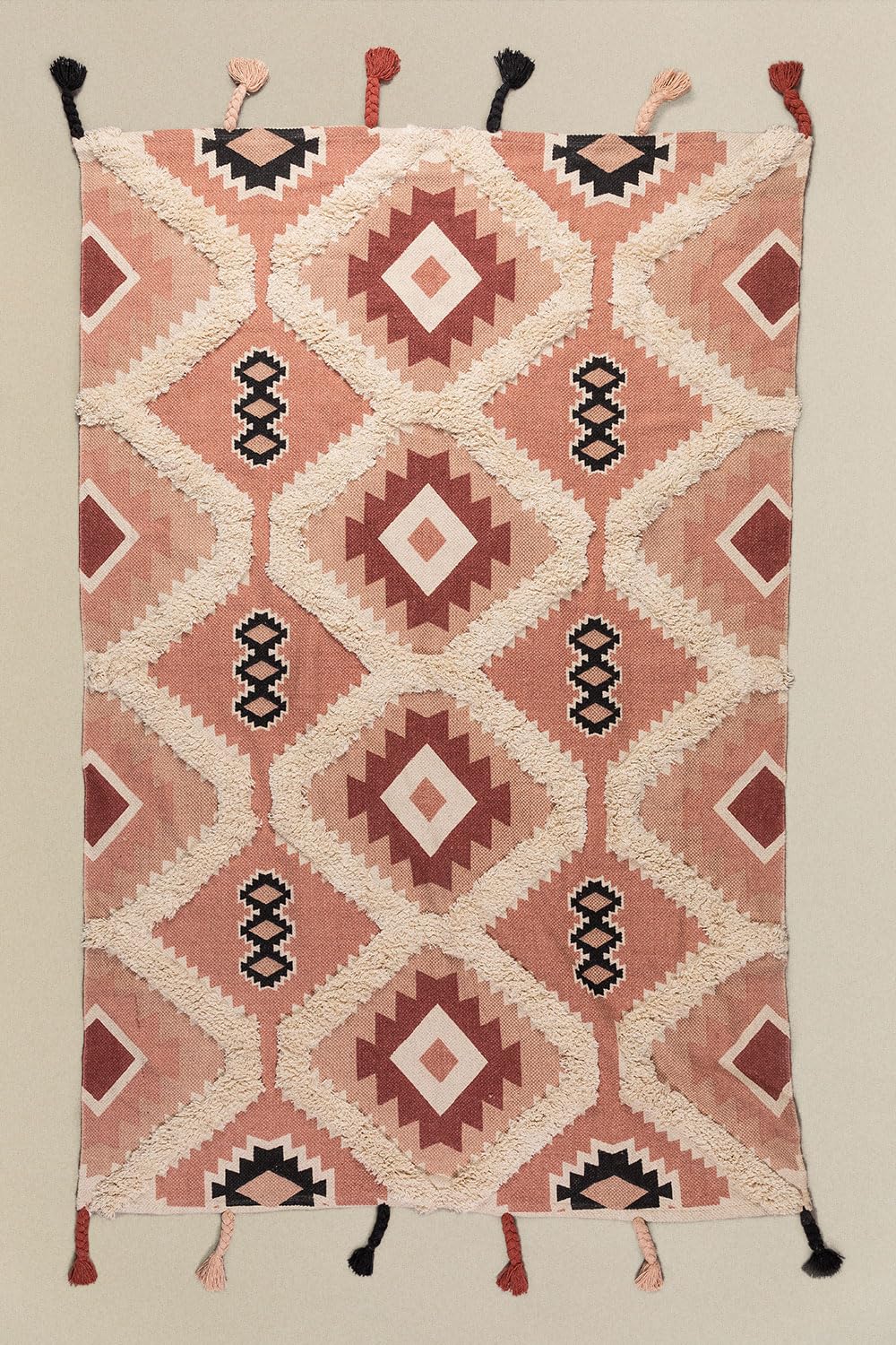 Sklum Yude Tappeto in cotone 210x120 cm etnico