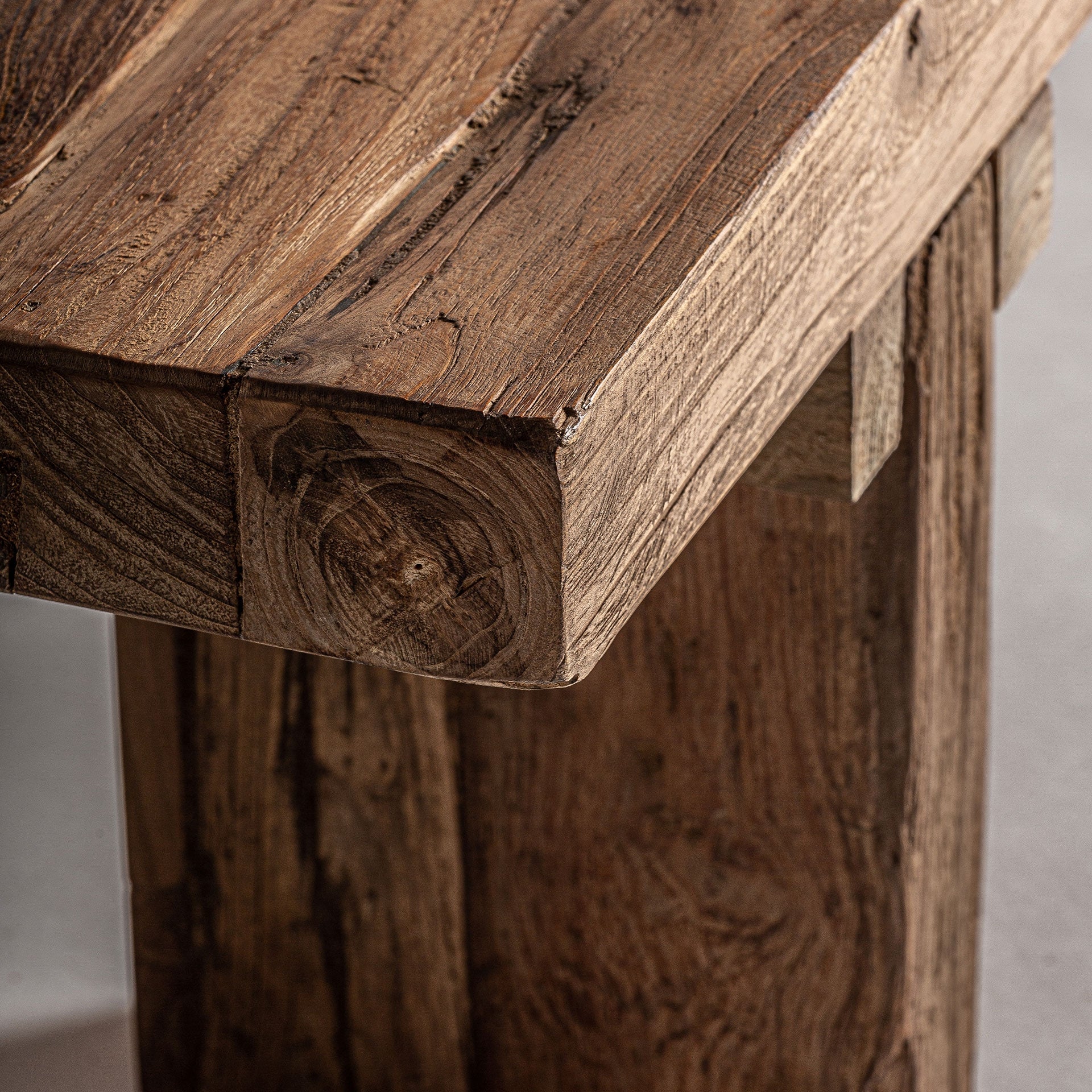 Bambua Nysted tavolino legno recupero marrone