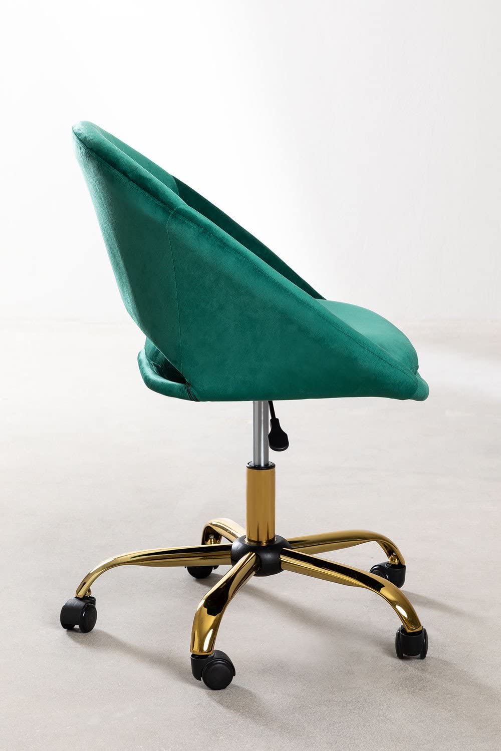 Sklum Vilett sedia ufficio velluto verde jungle