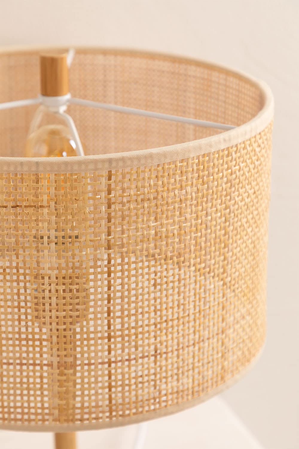 Sklum Bizay Lampada da Tavolo Rattan Naturale