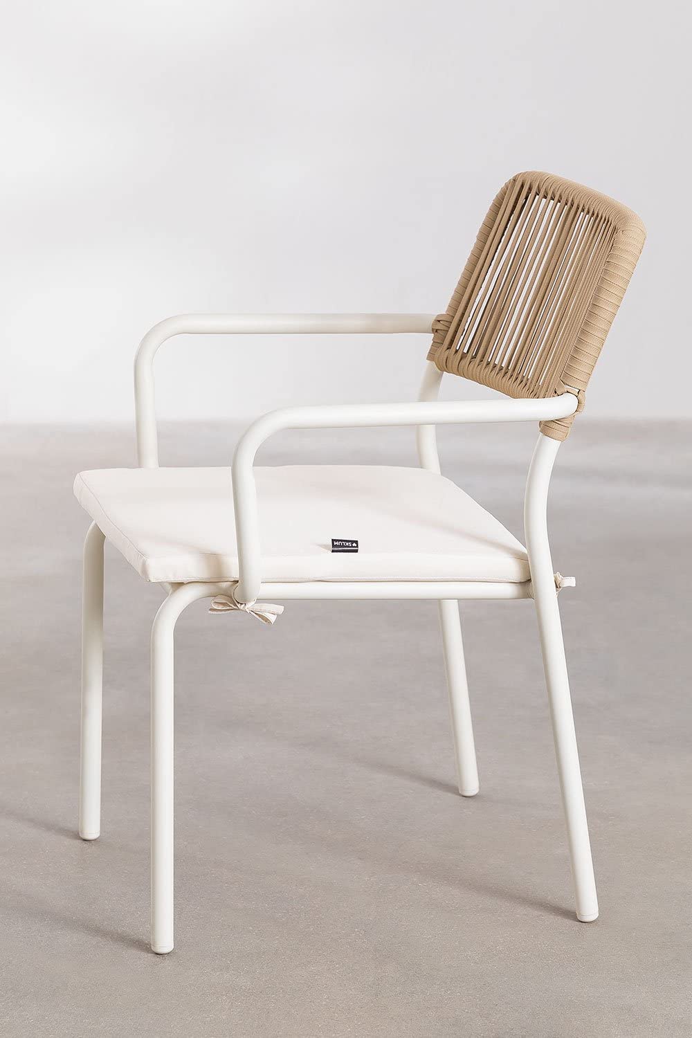 Sklum Arhiza sedia da giardino impilabile beige corda
