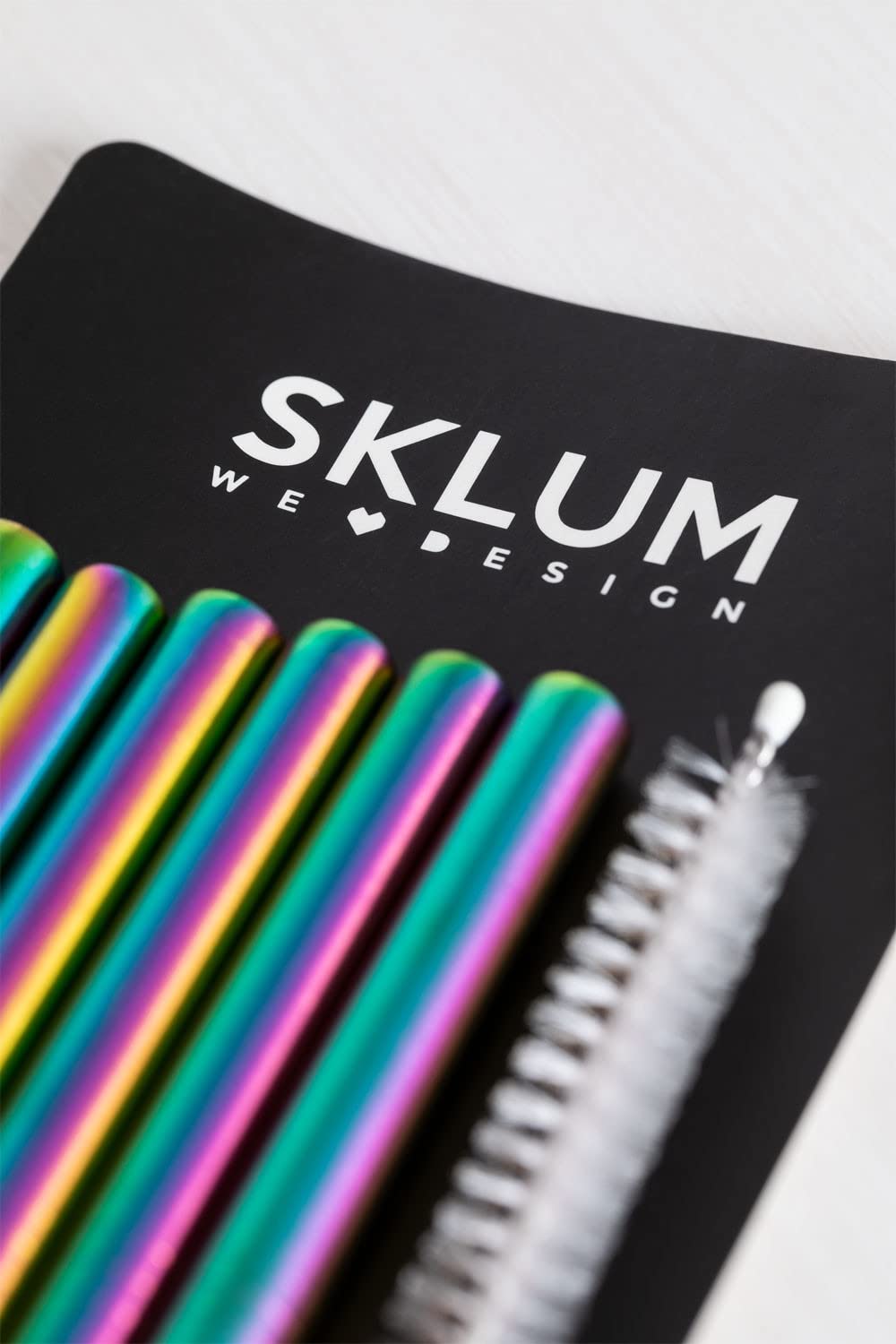Sklum Sthar cannucce acciaio 6 pezzi iridescenti opache
