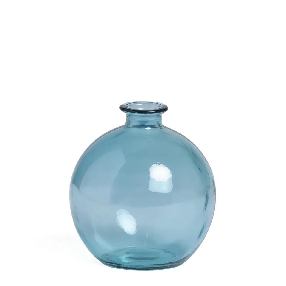 Sklum Kimma vaso vetro riciclato 17 cm