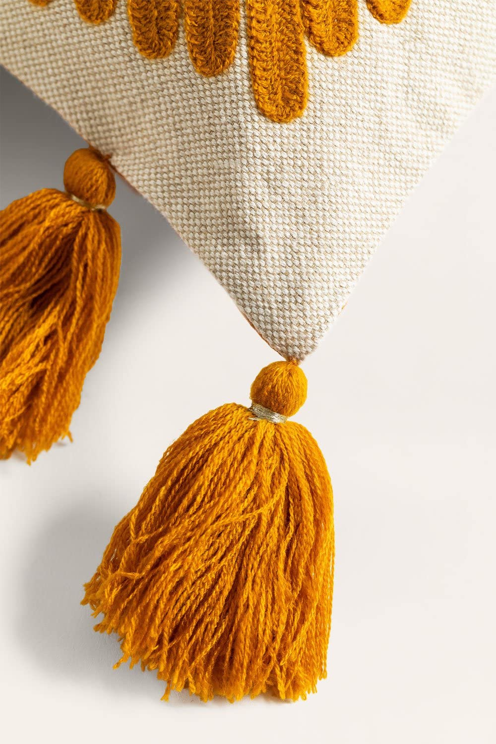 Sklum Osvid Cuscino in Cotone 45x45 cm Arancione Zafferano