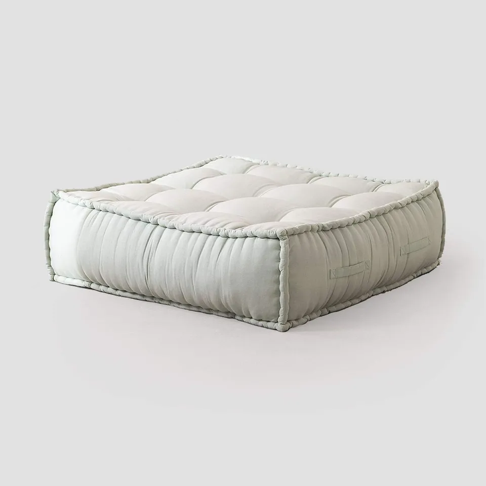 Sklum Yebel Iceberg pouf divano modulare cotone bianco