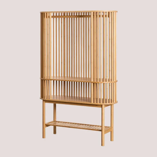 Sklum Connery Natural armadio in bambù 120 cm