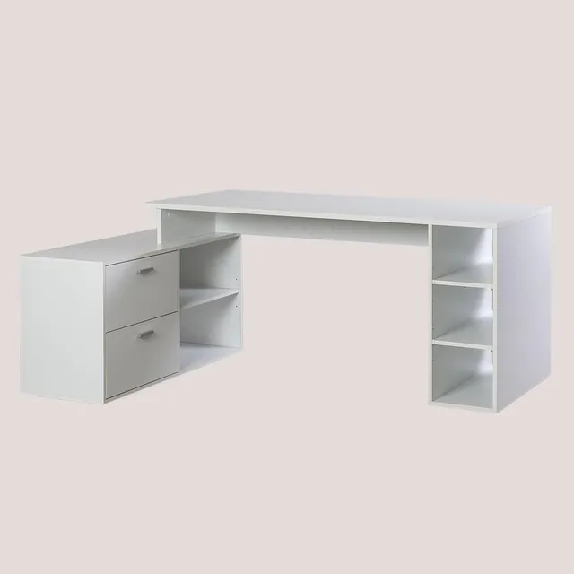 Sklum Taluk tavolo da ufficio in legno bianco