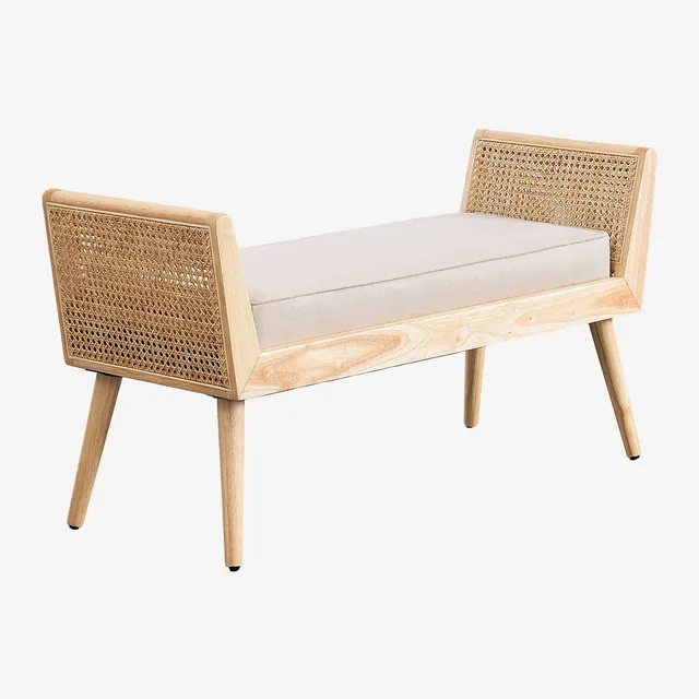 Sklum Icon Style panca 109 cm rattan con cuscino