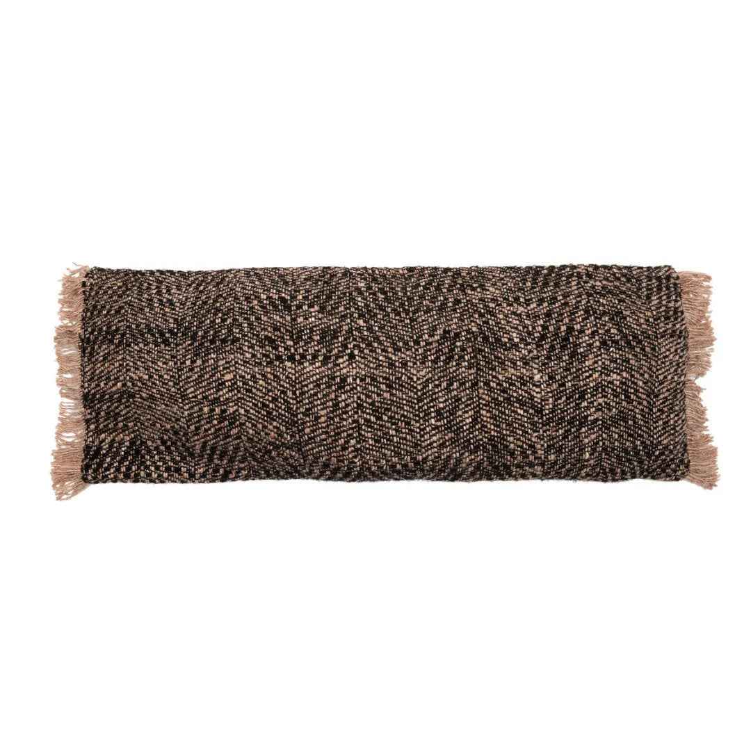 Bambua Oh My Gee federa cuscino 35x100 nero rame cotone