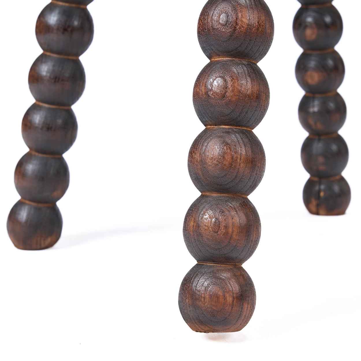 Bambua Dango sgabello noce scuro mango