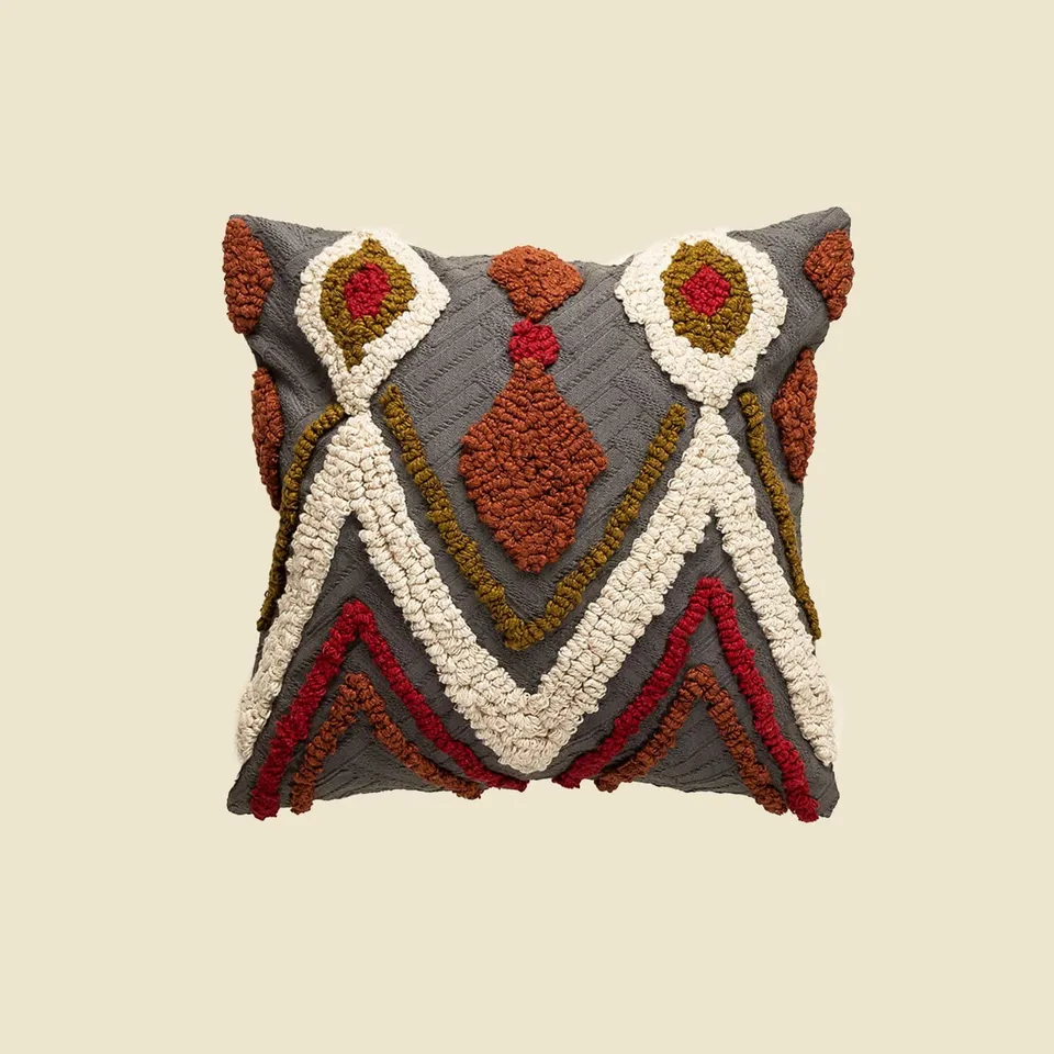 Sklum Ibaz 50x50 cm Cuscino Quadrato Cotone Multicolore