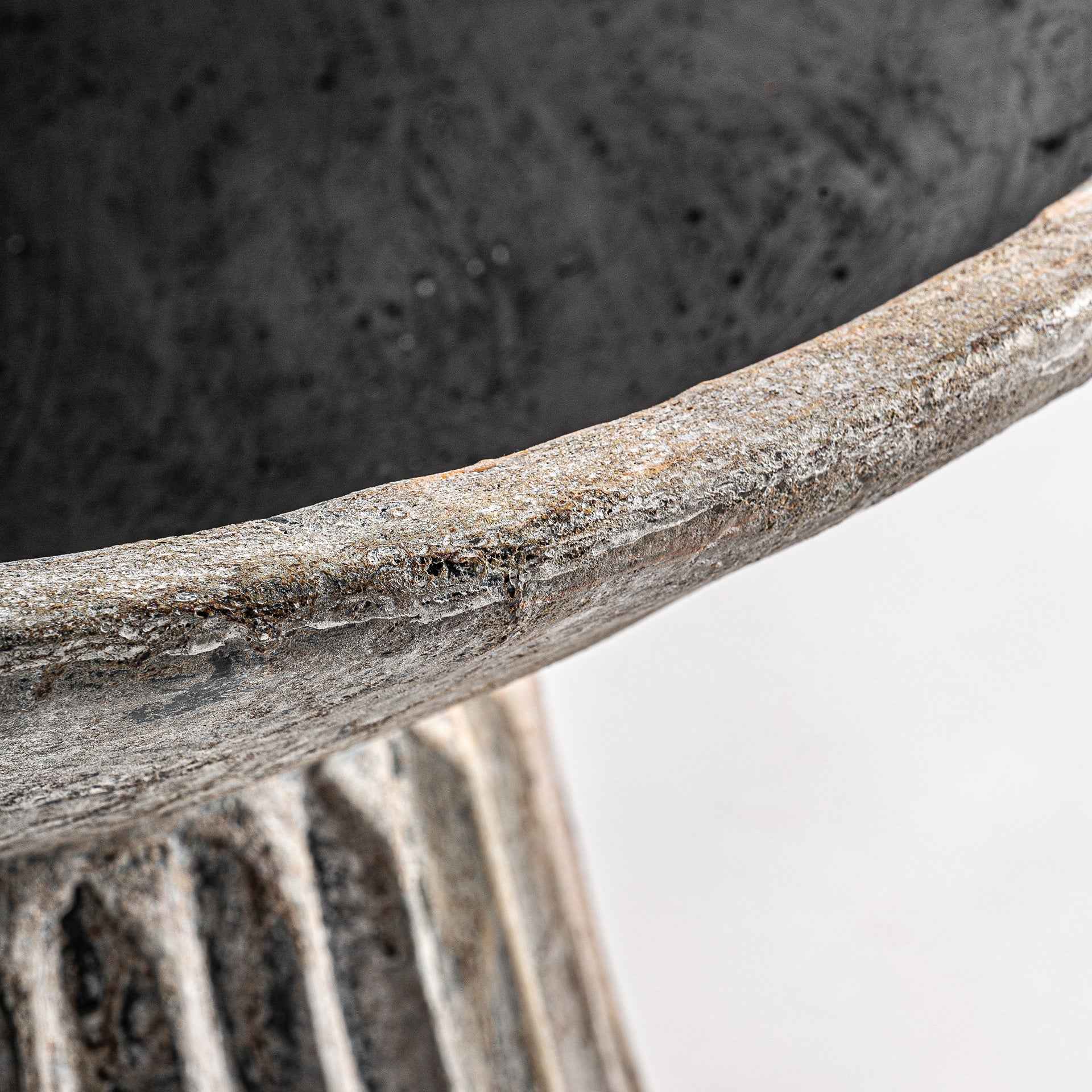 Bambua Plissé Stone vaso piante cemento pietra