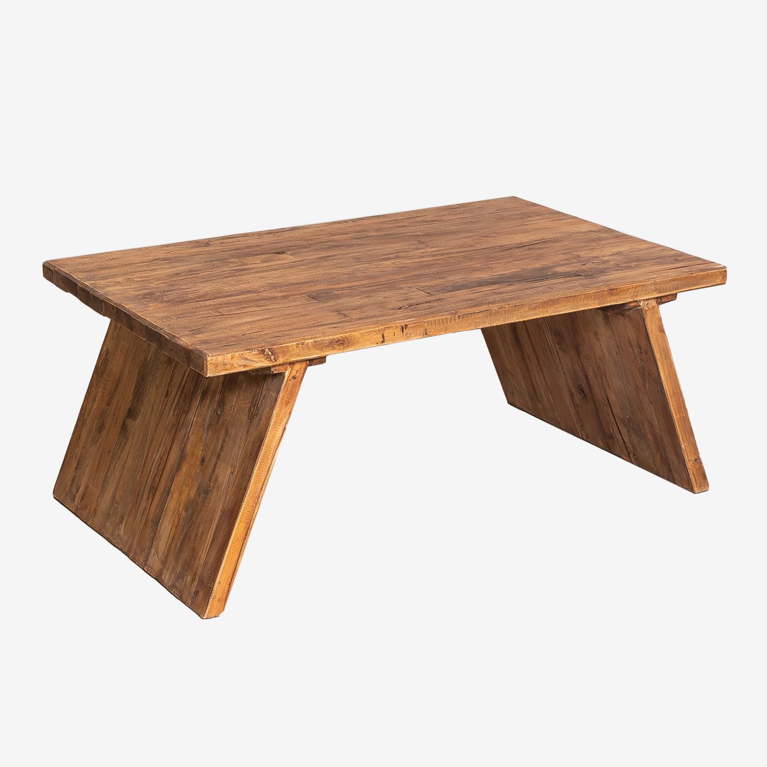 Sklum Caffie Tavolino Rettangolare Legno Riciclato 112 cm