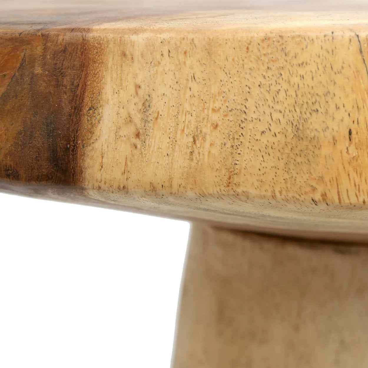 Bambua Timber Conic tavolino legno suar naturale 50