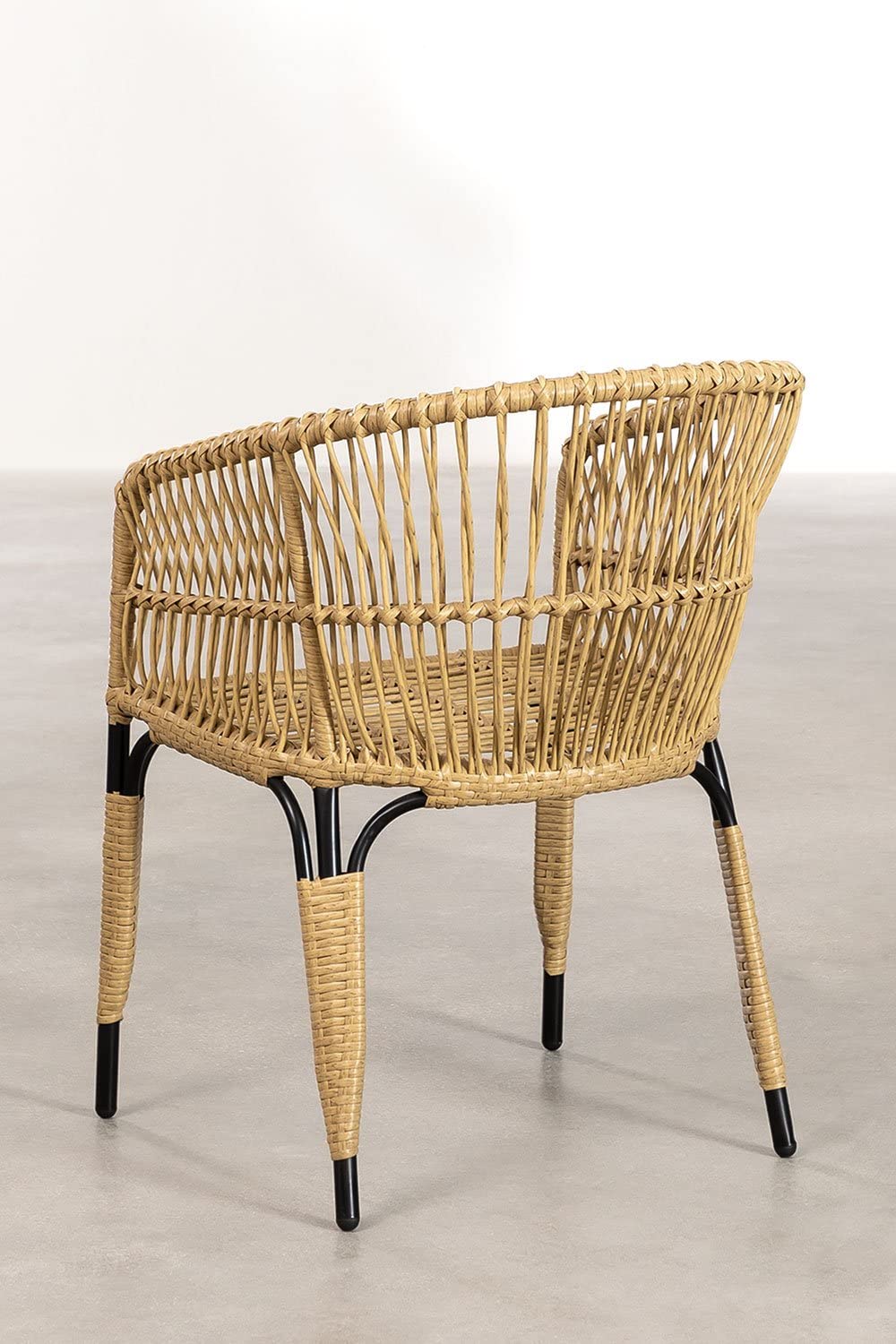 Sklum Garreth sedia da giardino rattan sintetico natural