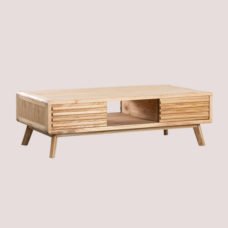 Sklum Deleyna tavolino legno rettangolare 120 cm naturale