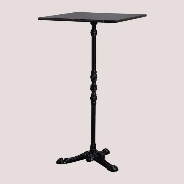 Sklum Roma Tavolo Alto da Bar in Marmo Ø60 cm