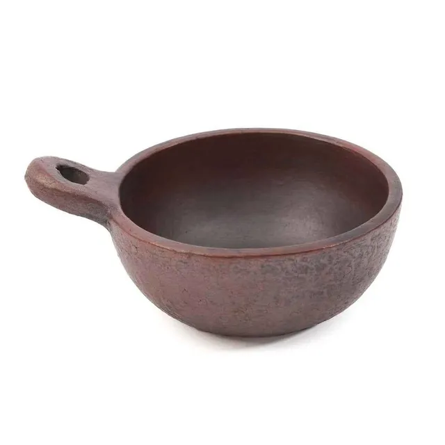Bambua Ethnic salsiera terracotta S con manico