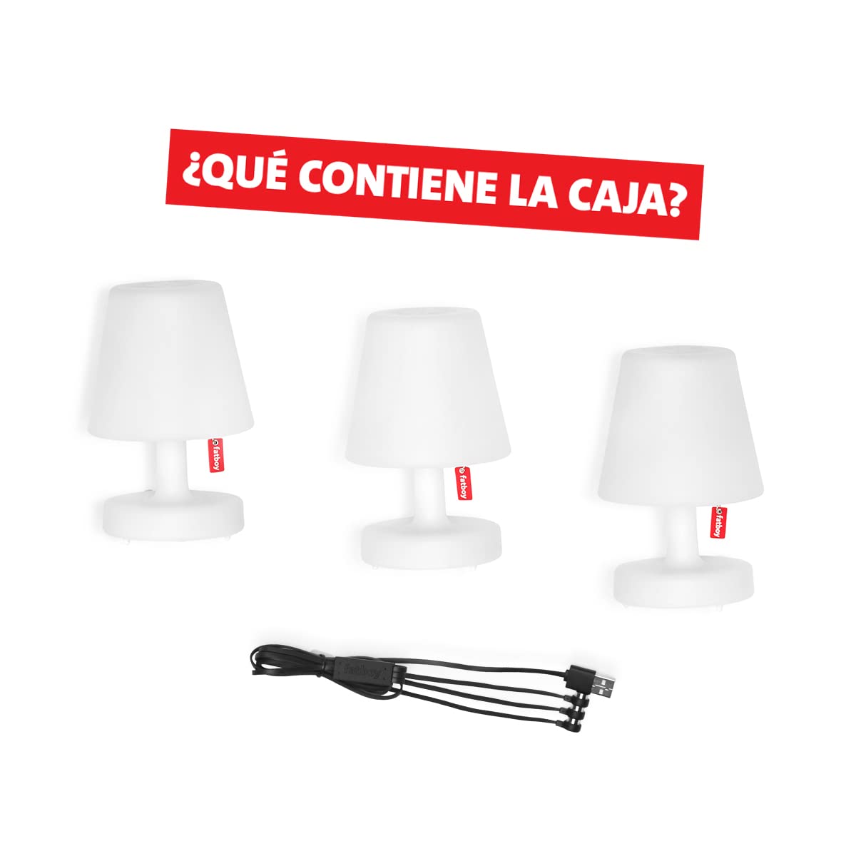 Fatboy Edison the Mini lampada tavolo bianca LED