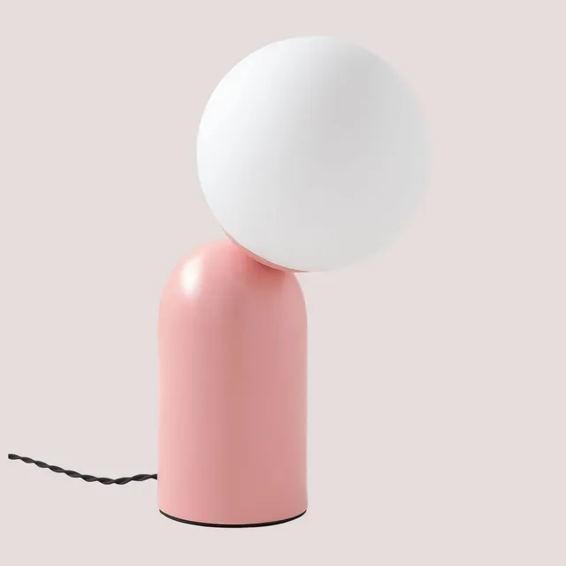 Sklum Katol Incarnato lampada da tavolo vetro 31,5 cm