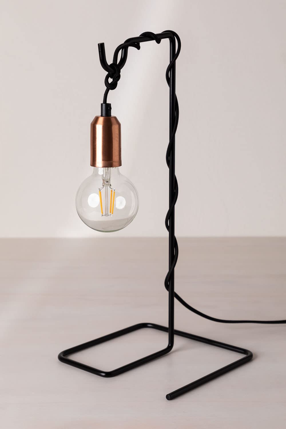 Sklum Loop lampada da tavolo oro rosa 46 cm