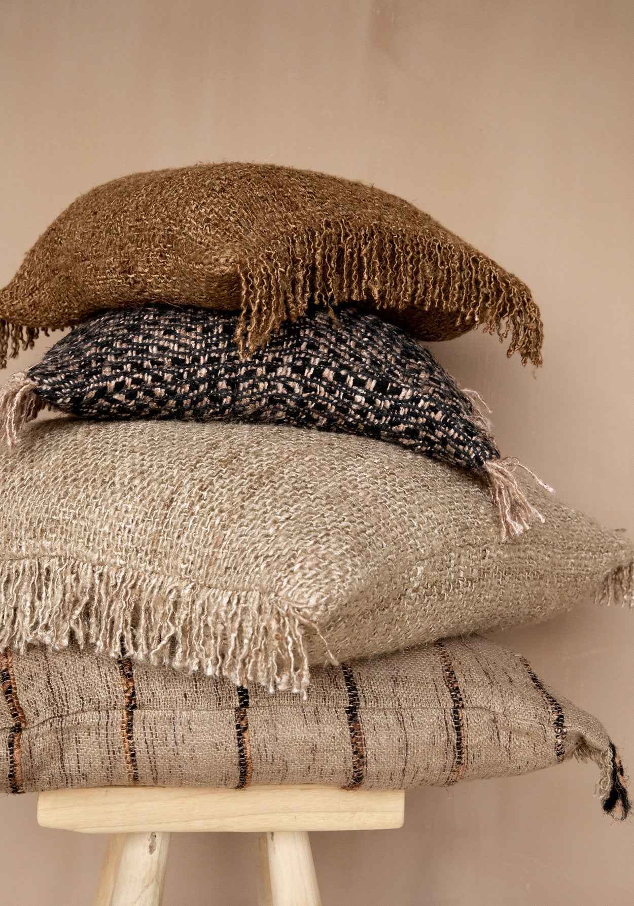 Bambua Oh My Gee federa cuscino marrone 40x40 cotone