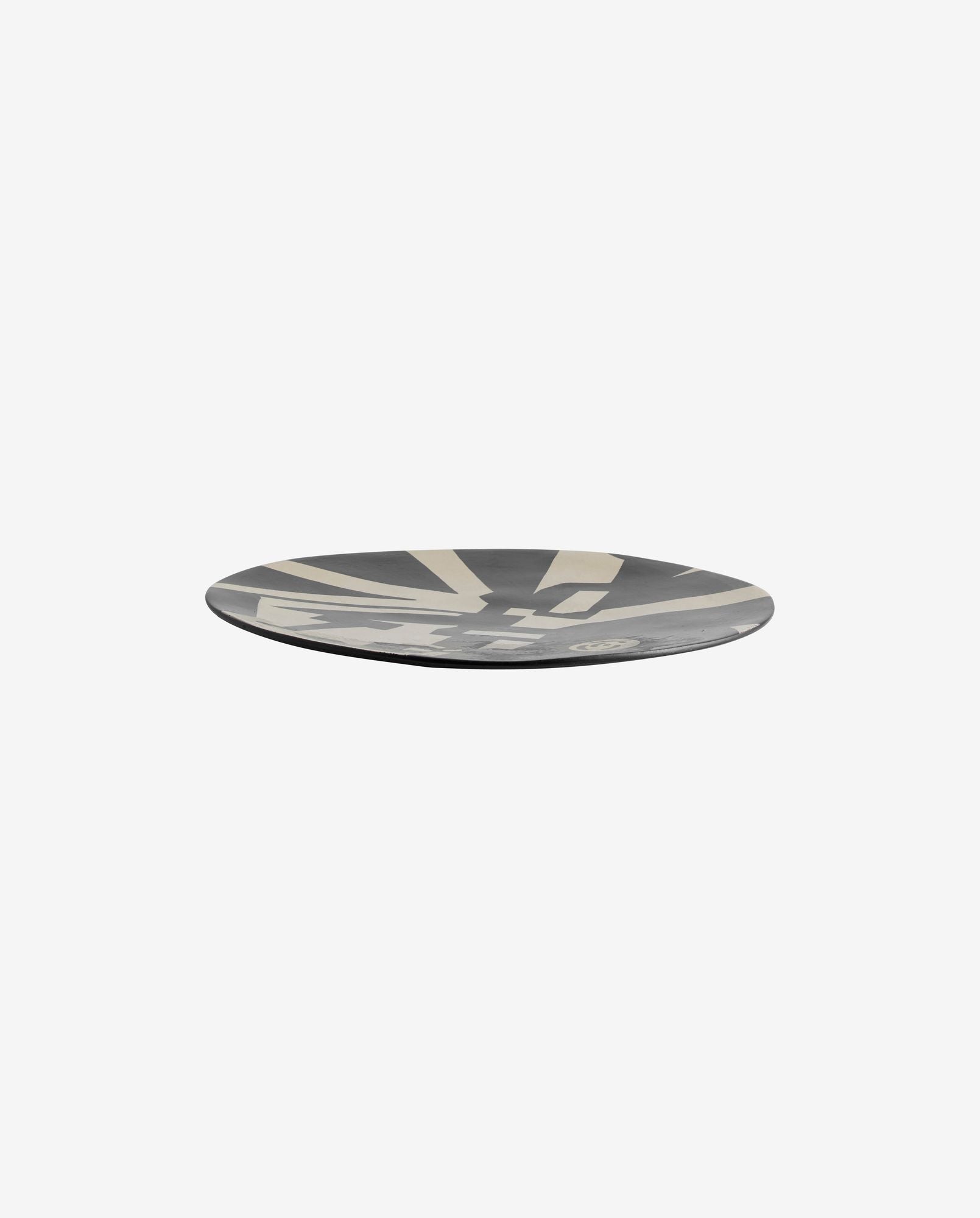 Bambua Lipsi S piatto decorativo nero beige