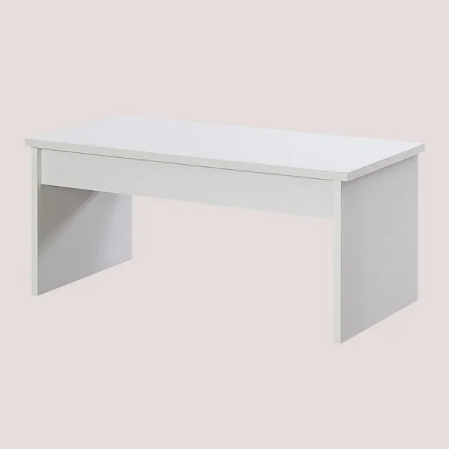 Sklum Naudaf Design tavolino elevabile bianco 100 cm