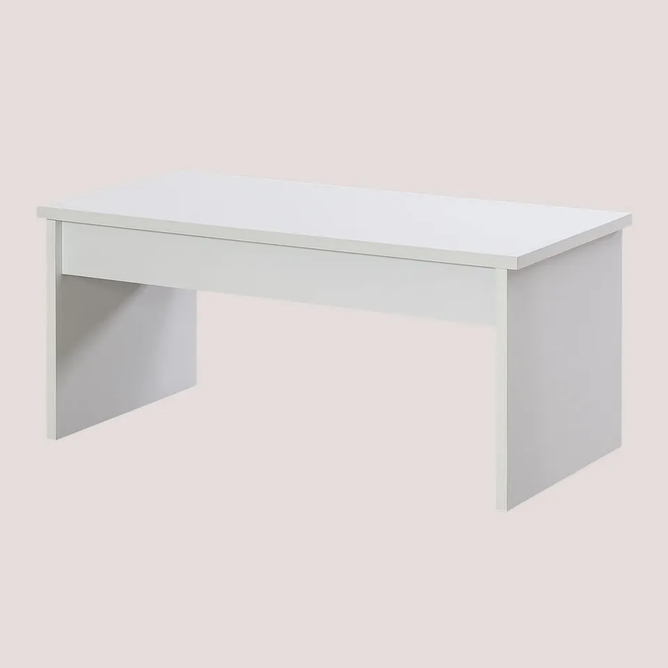 Sklum Naudaf Design tavolino elevabile bianco 100 cm