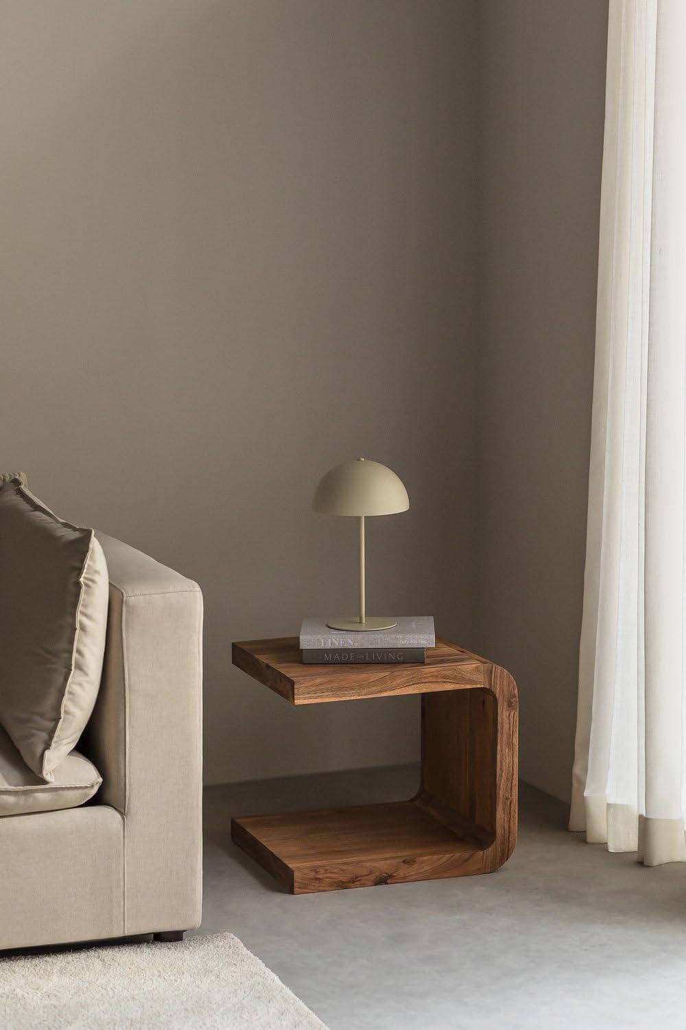Sklum Vacry tavolino legno acacia 49,5 cm ingresso