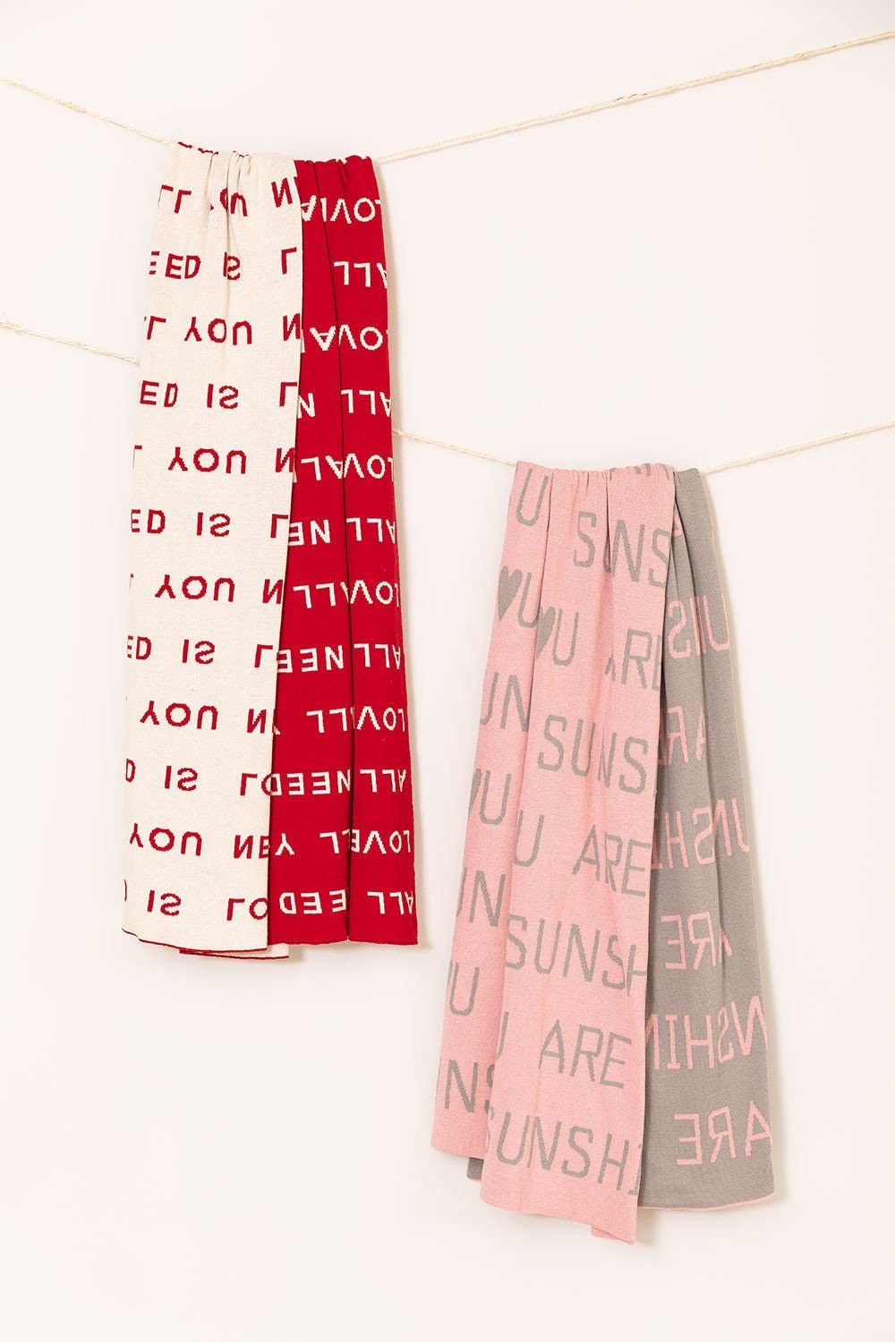 Sklum Soli coperta plaid in cotone 160x130 cm