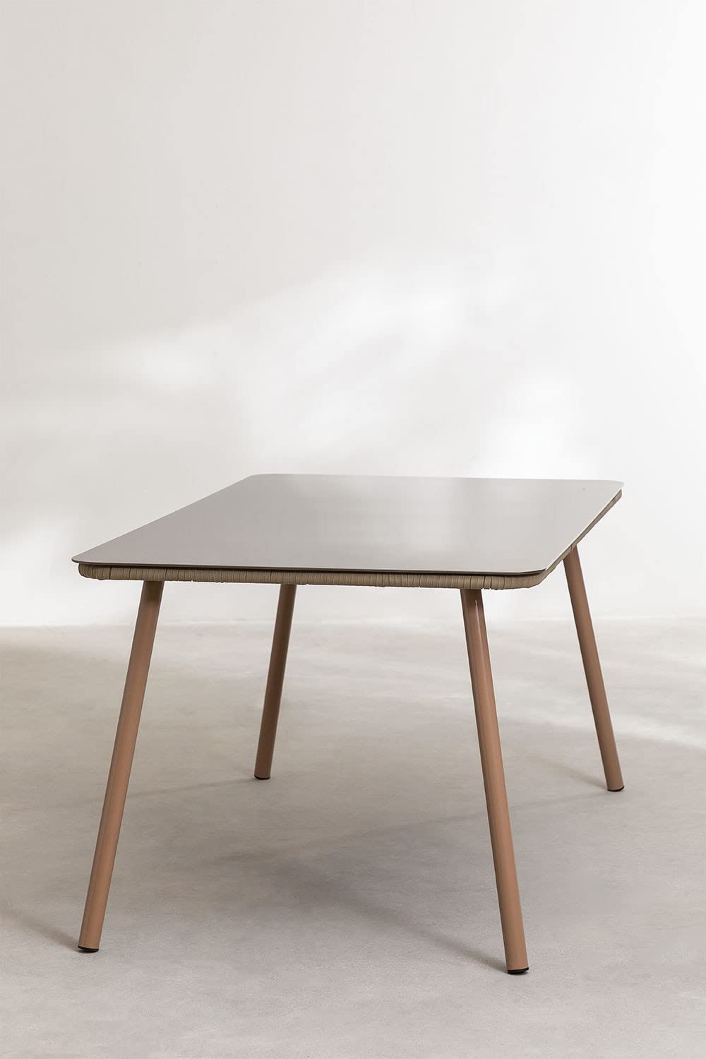 Sklum Arhiza Tavolo Giardino 160x90 cm Marrone Moka