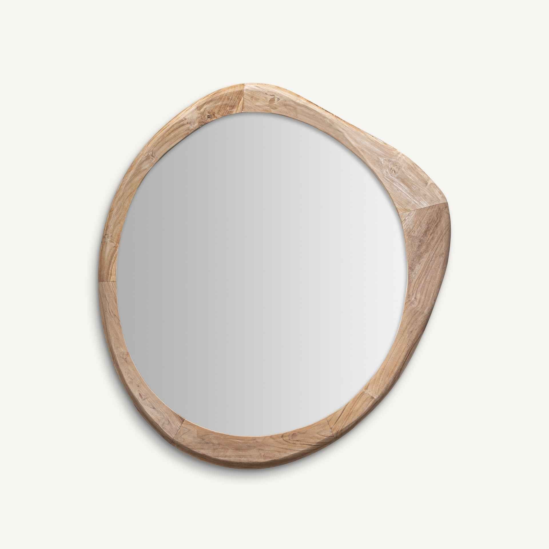 Bambua Humble specchio da parete legno mango naturale