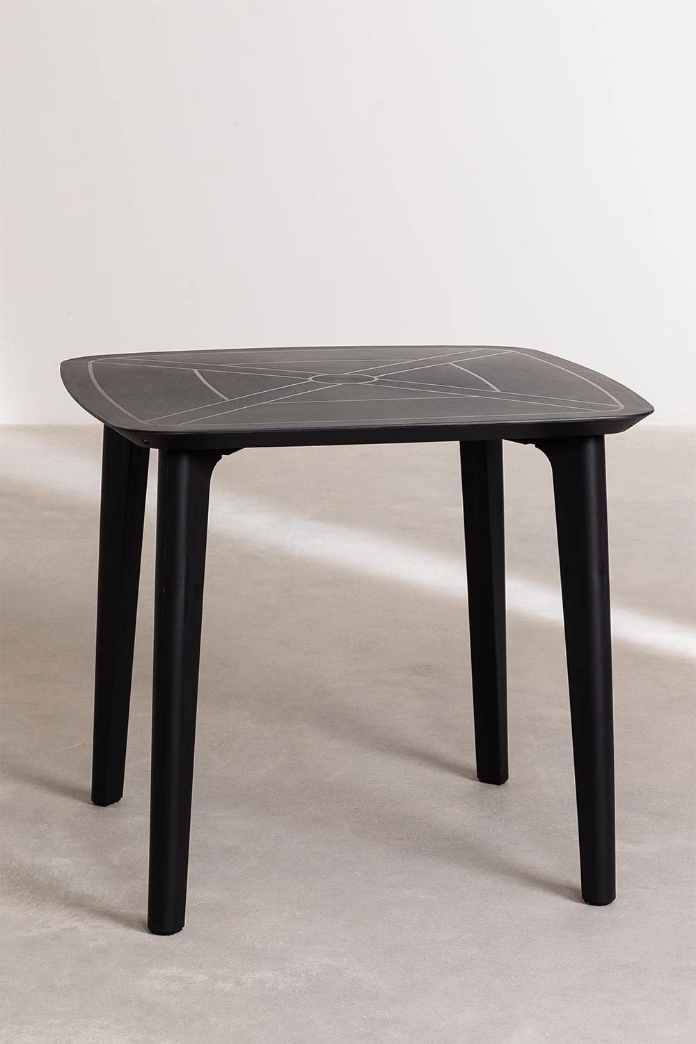 Sklum Scand Tavolo Giardino 85x85 cm Polietilene Quadrato