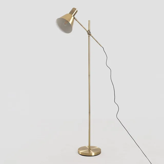 Sklum Yulen lampada terra ottone dorato E27 140 cm