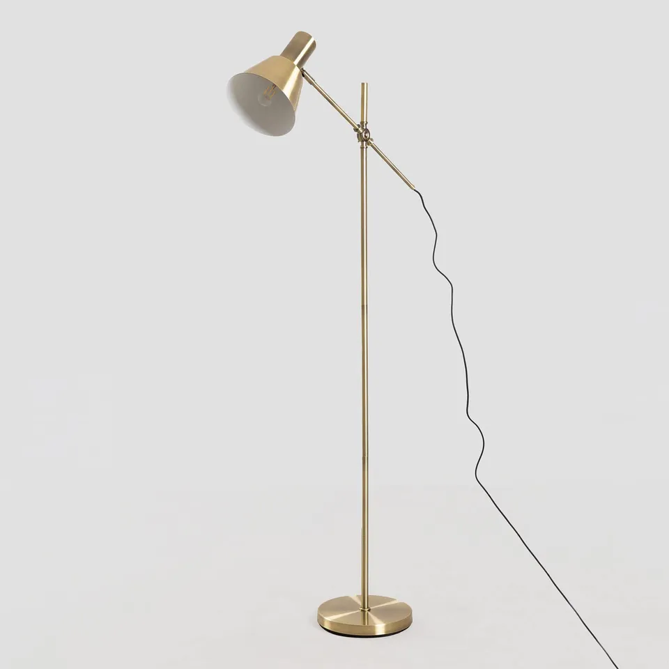 Sklum Yulen lampada terra ottone dorato E27 140 cm