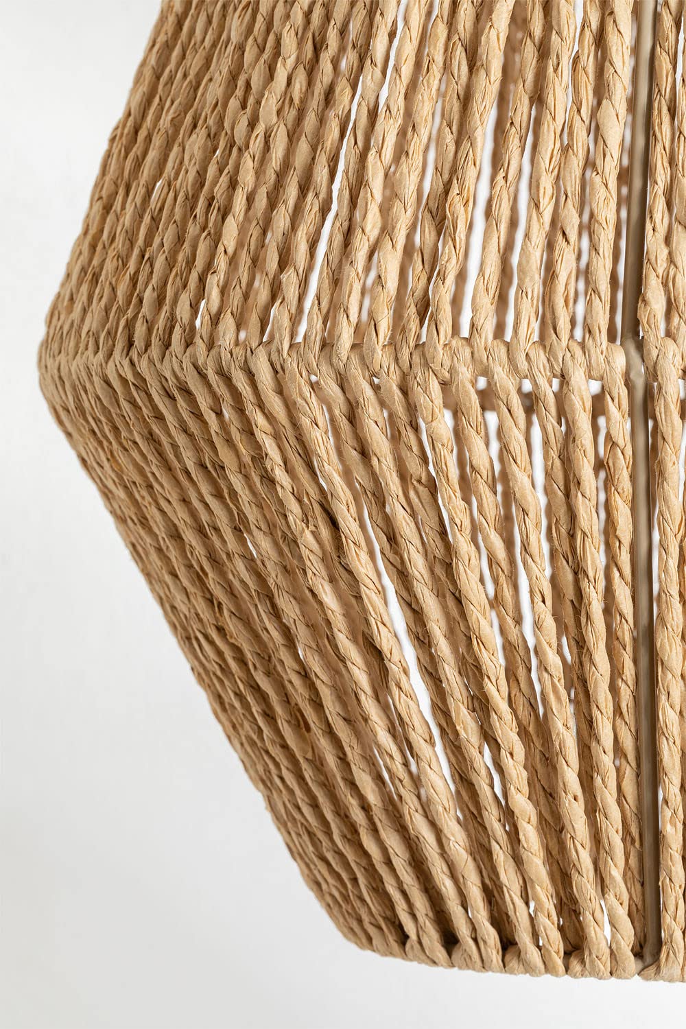 Sklum Sabar Plafoniera in carta intrecciata Natural Ø30 cm